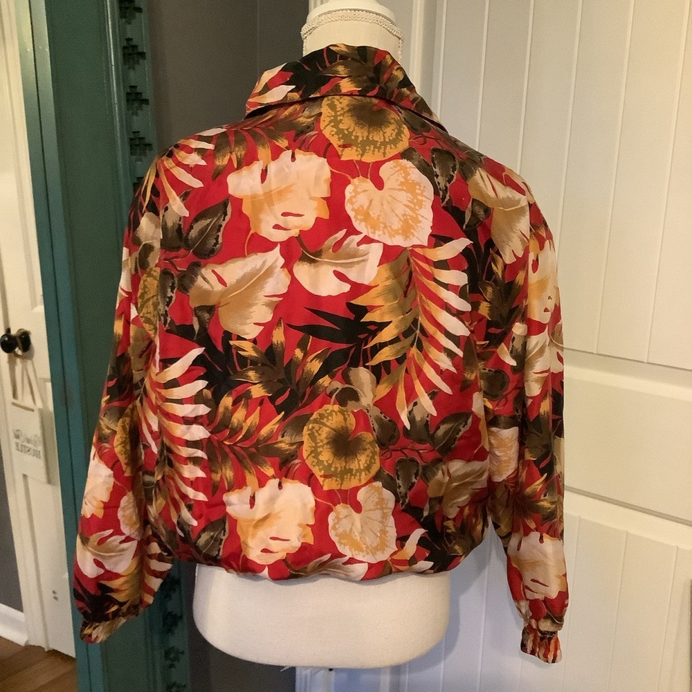 Fuda International‎ Floral Silk Women's Jacket - Picture 5 of 9